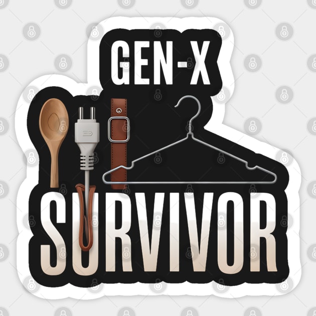 GEX-X Survivor Sticker by UrbanLifeApparel
